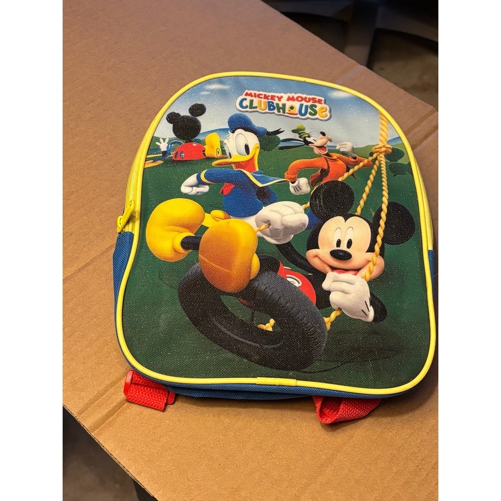 Mickey Mouse Clubhouse Disney Toddler Preschool Backpack Bookbag, Lunchbox